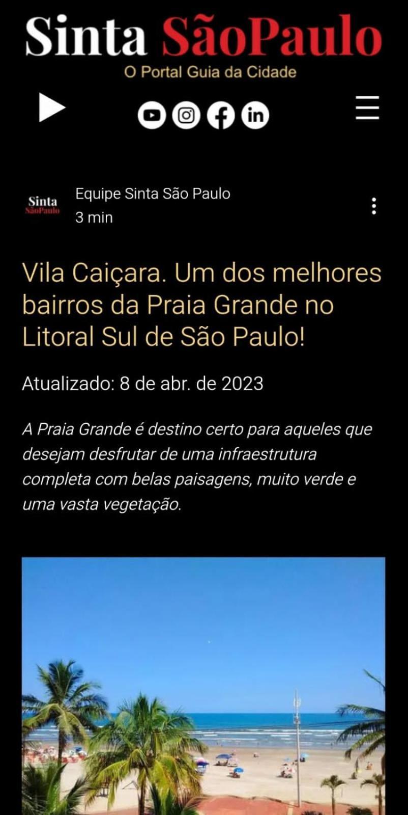 Ap Vila Caicara Praia Grande  Exterior photo